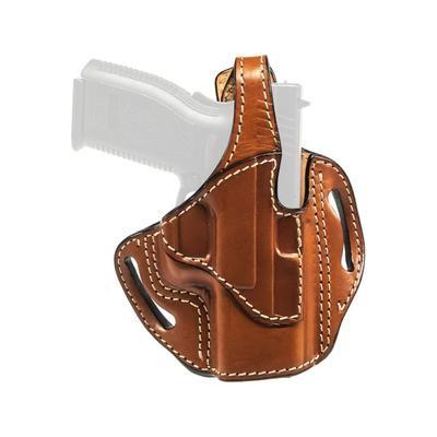 Tagua Gunleather Canyon Elite OWB Leather Holster, Most 1911s Full Size 5in, Brown, TX-ELITE-BH1-202