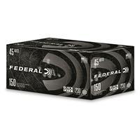 Federal Black Pack 45 Auto (ACP) 230gr FMJ Handgun - 150 Rounds